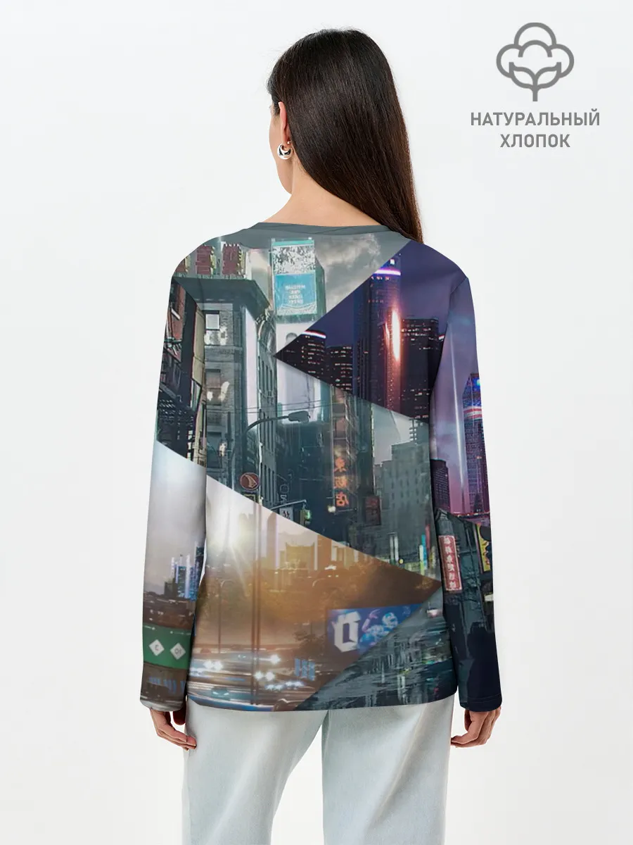 Лонгслив женский. Хлопок / Detroit: Become Human