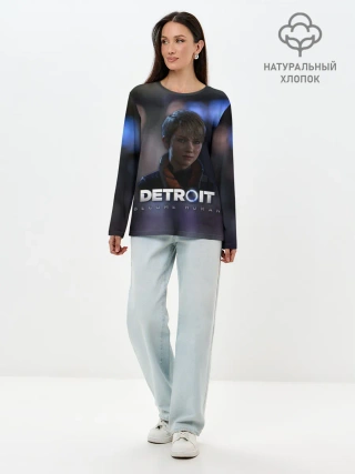 Лонгслив женский. Хлопок / Detroit: Become Human - Kara
