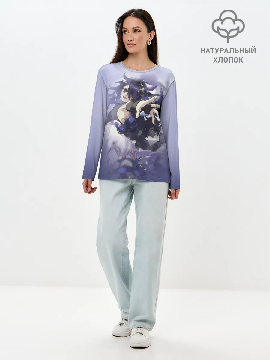 Лонгслив женский. Хлопок / Ashuramaru