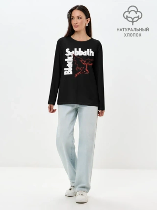 Лонгслив женский. Хлопок / BLACK SABBATH.