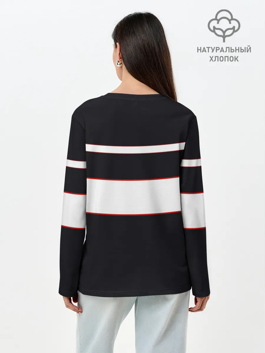 Лонгслив женский. Хлопок / Honda