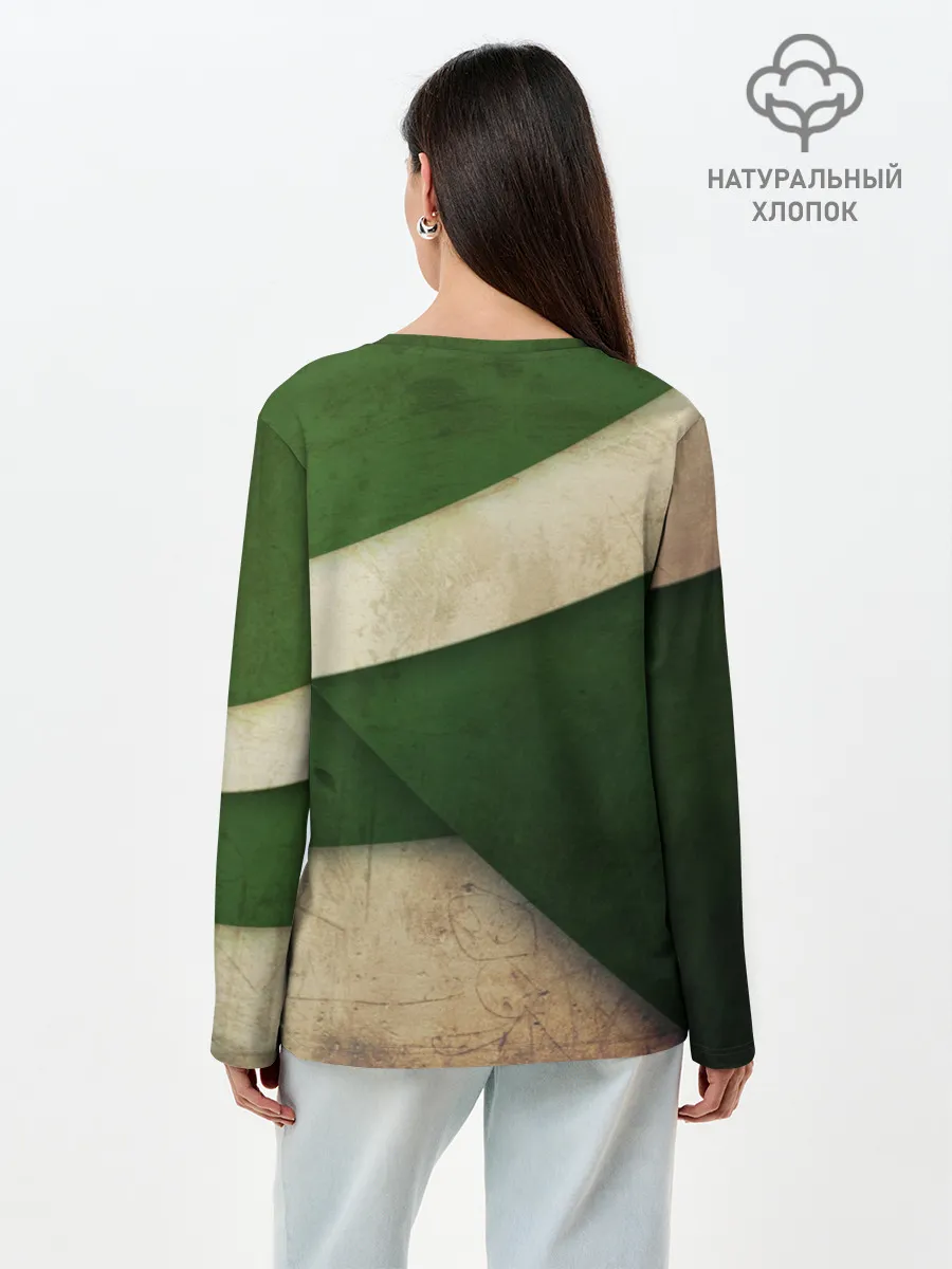 Лонгслив женский. Хлопок / Милуоки Бакс