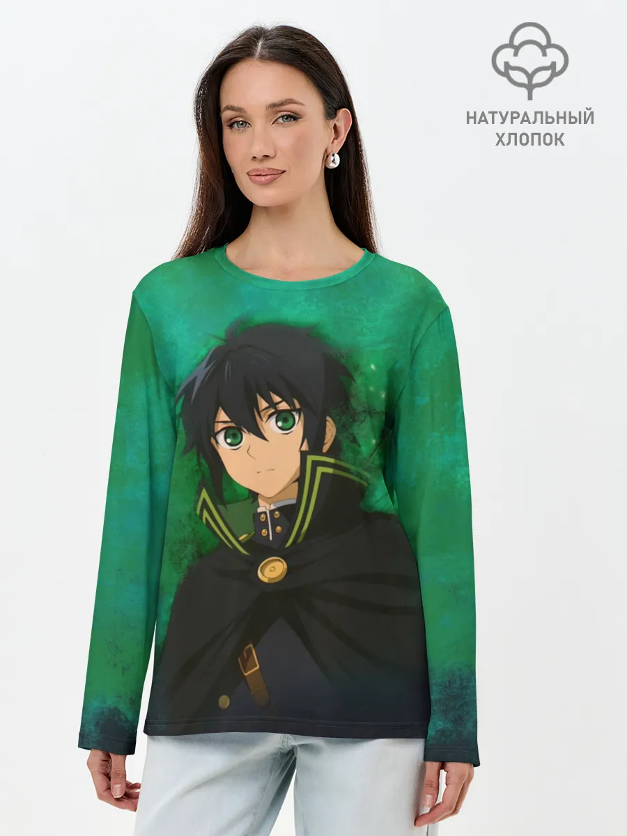 Лонгслив женский. Хлопок / Yuichiro Hyakuya