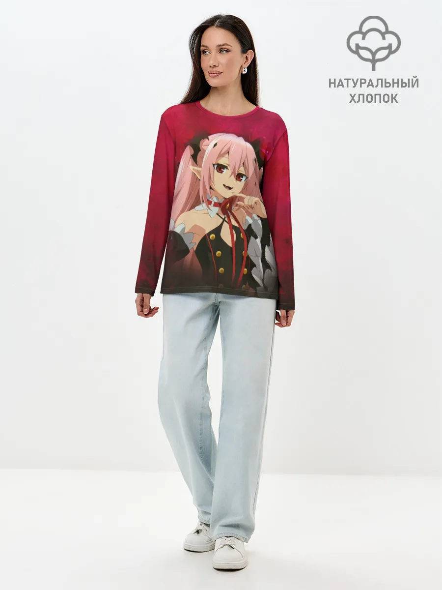 Лонгслив женский. Хлопок / Krul