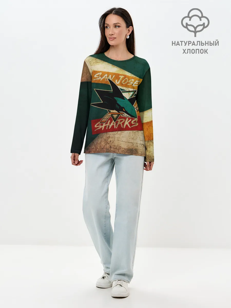 Лонгслив женский. Хлопок / Сан Хосе Олд
