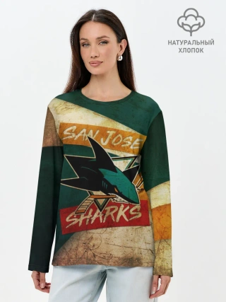 Лонгслив женский. Хлопок / Сан Хосе Олд