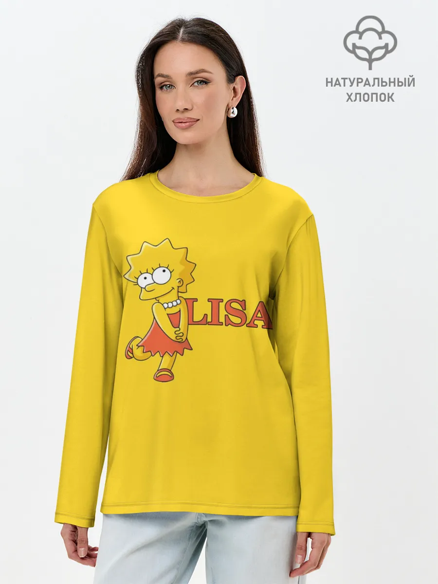 Лонгслив женский. Хлопок / Lisa