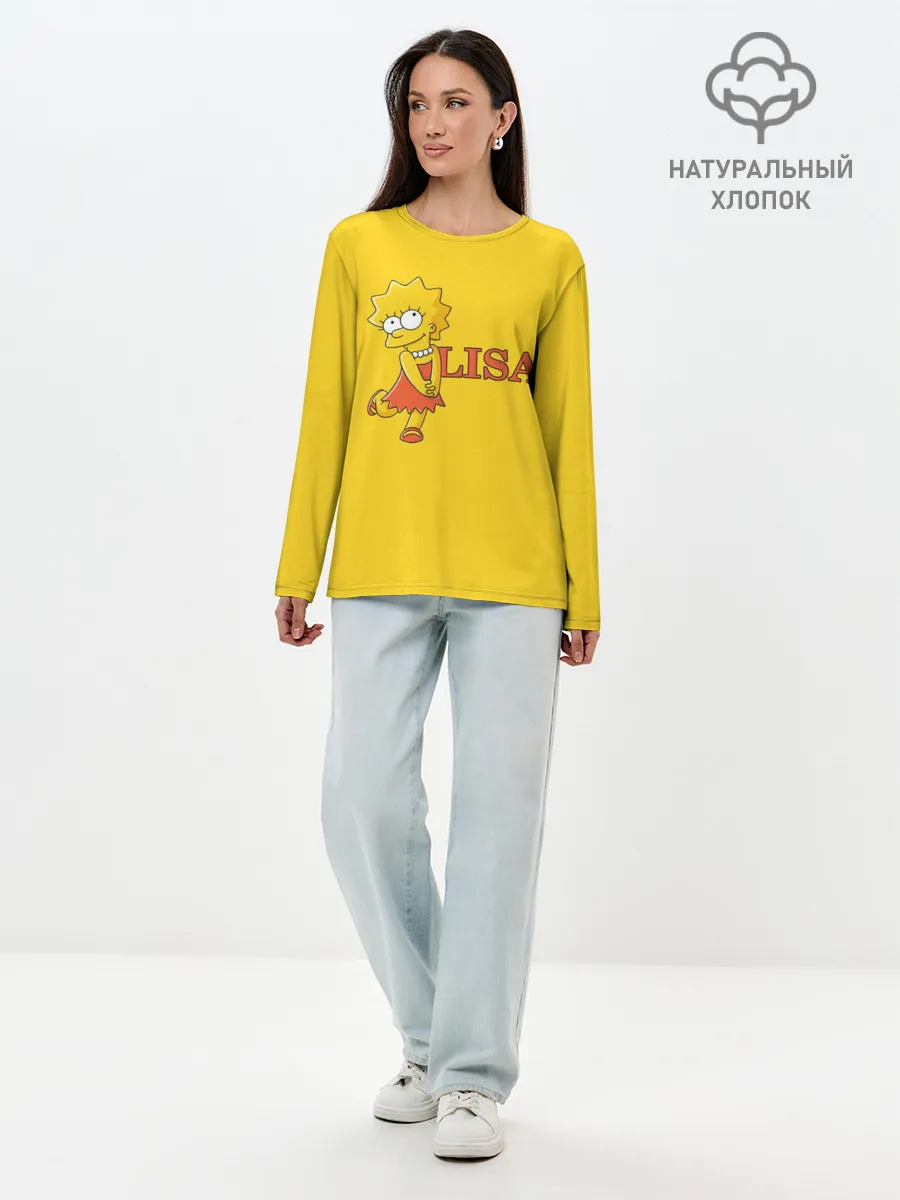 Лонгслив женский. Хлопок / Lisa