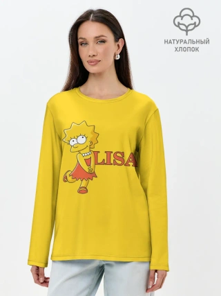 Лонгслив женский. Хлопок / Lisa
