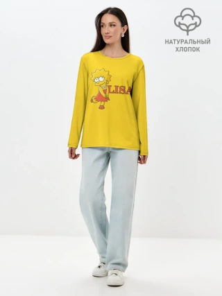Лонгслив женский. Хлопок / Lisa