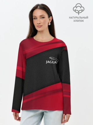 Лонгслив женский. Хлопок / JAGUAR SPORT