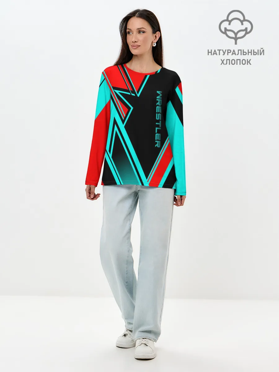 Лонгслив женский. Хлопок / Wrestler