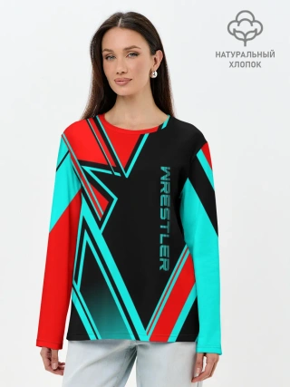 Лонгслив женский. Хлопок / Wrestler