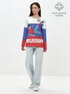 Лонгслив женский. Хлопок / Футбол Россия