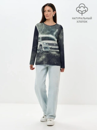Лонгслив женский. Хлопок / Volkswagen Tiguan