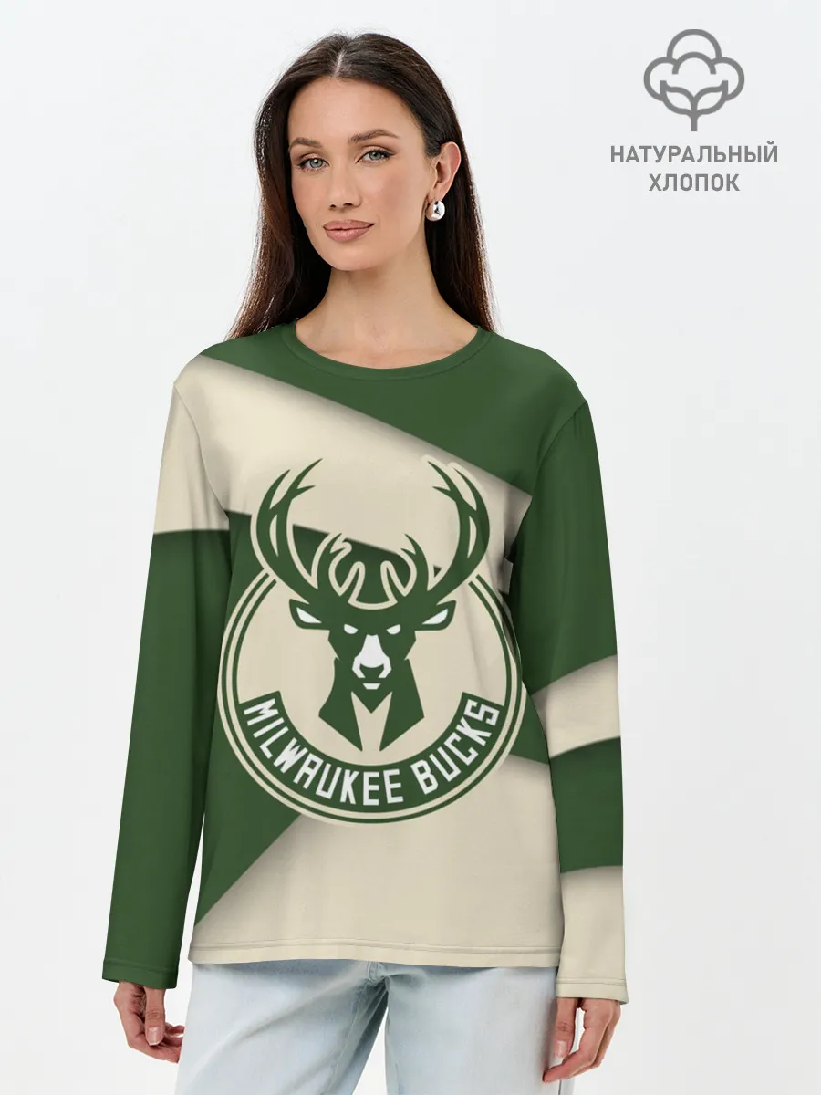 Лонгслив женский. Хлопок / Милуоки