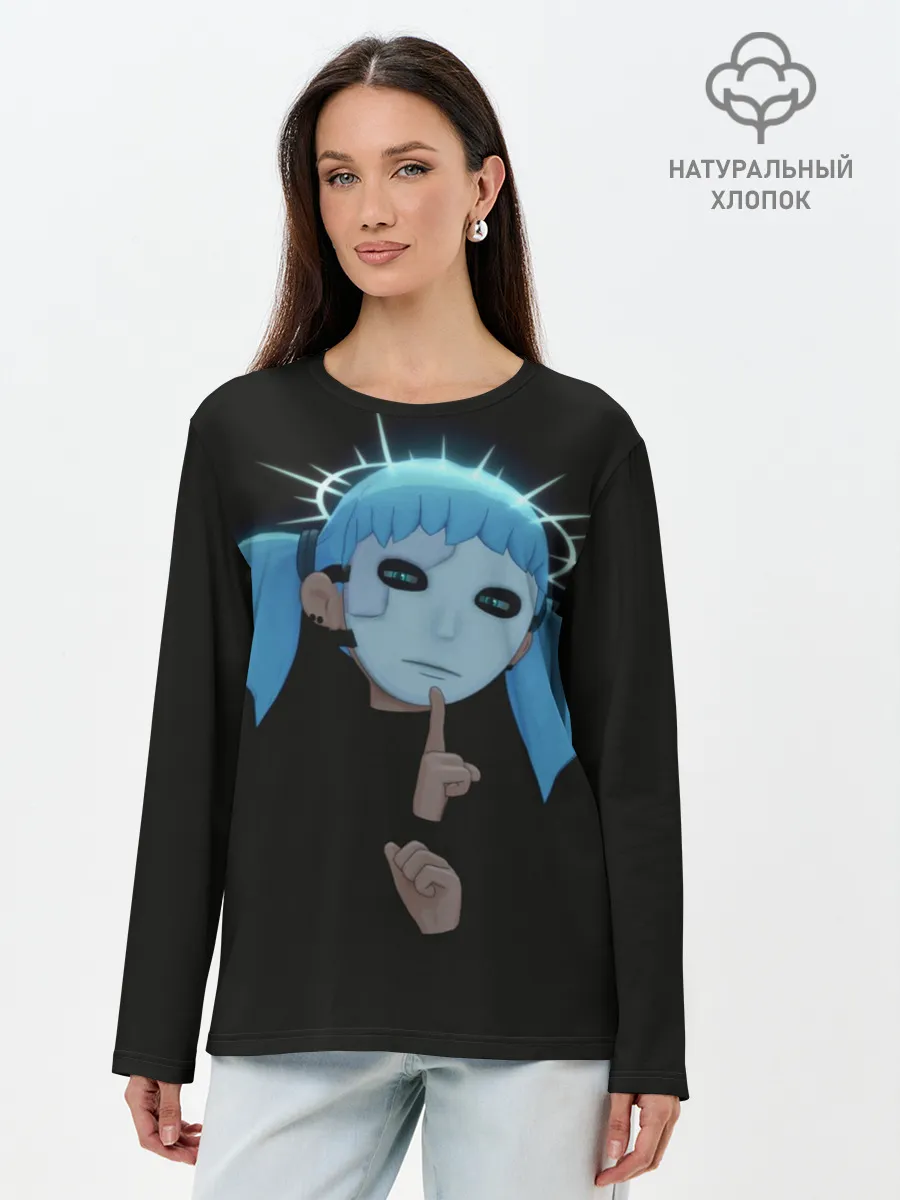 Лонгслив женский. Хлопок / Sally Face