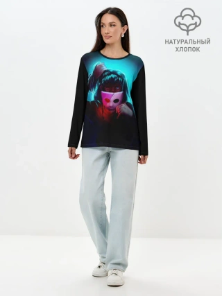Лонгслив женский. Хлопок / Sally Face