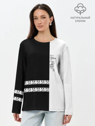 Лонгслив женский. Хлопок / Lil Peep