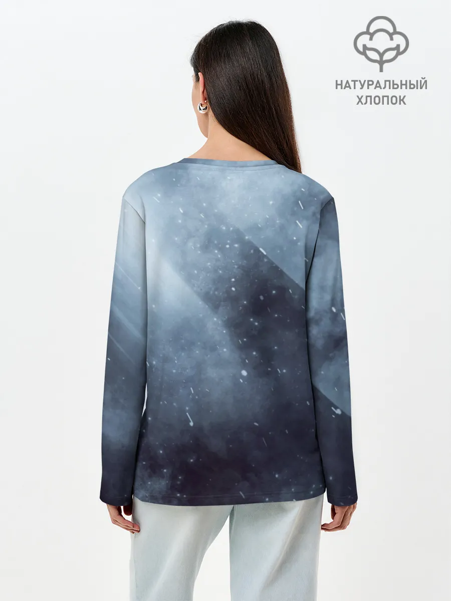 Лонгслив женский. Хлопок / Detroit become human