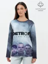 Лонгслив женский. Хлопок / Detroit become human