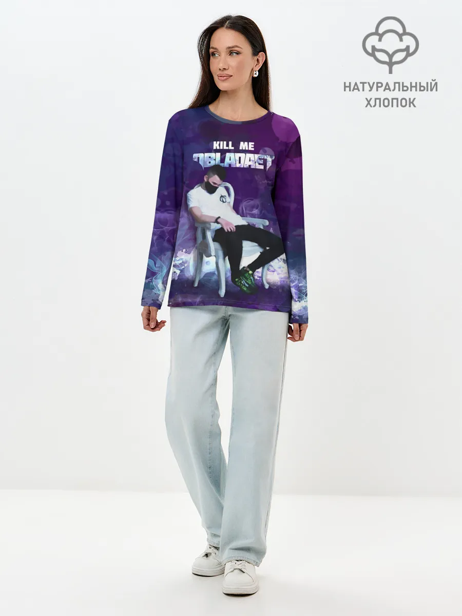 Лонгслив женский. Хлопок / OBLA