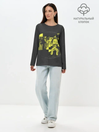 Лонгслив женский. Хлопок / ASAP Rocky. TESTING
