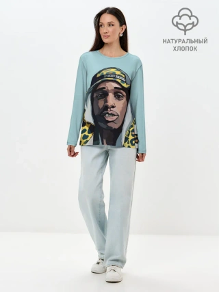 Лонгслив женский. Хлопок / ASAP Rocky