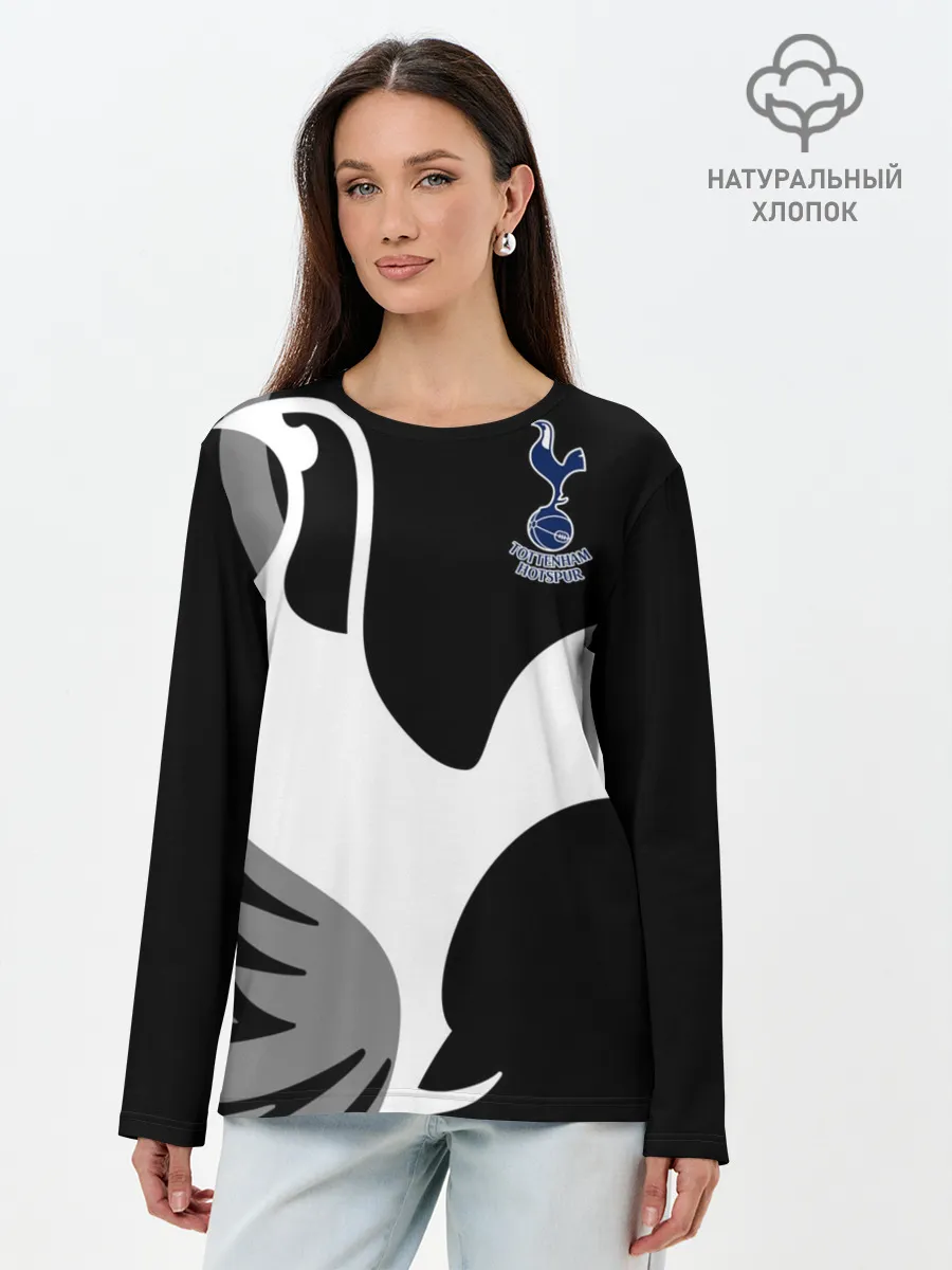 Лонгслив женский. Хлопок / Tottenham Exclusive