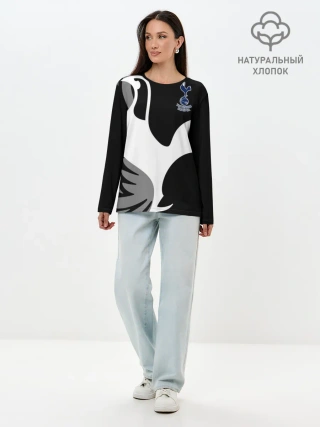 Лонгслив женский. Хлопок / Tottenham Exclusive