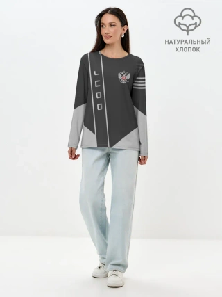 Лонгслив женский. Хлопок / Judo