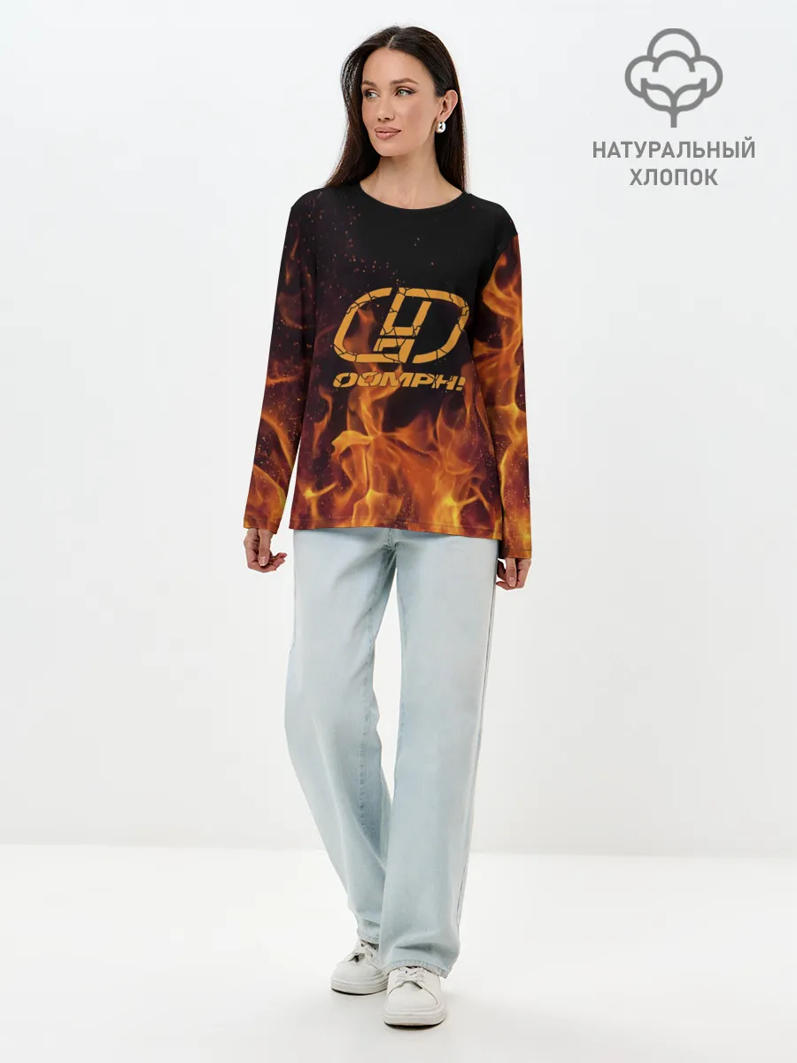 Лонгслив женский. Хлопок / OOMPH!
