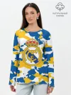 Лонгслив женский. Хлопок / Real Madrid