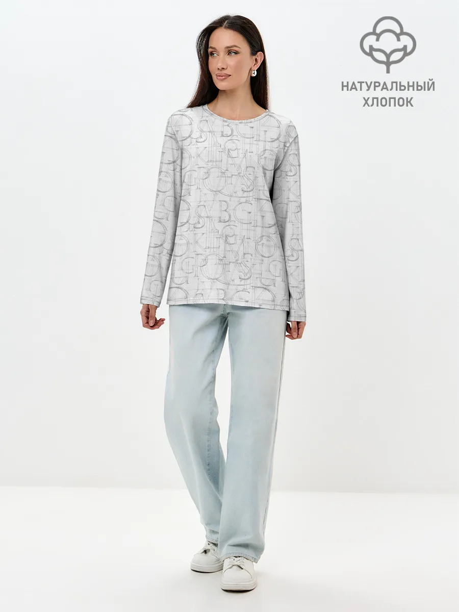 Лонгслив женский. Хлопок / Davinci