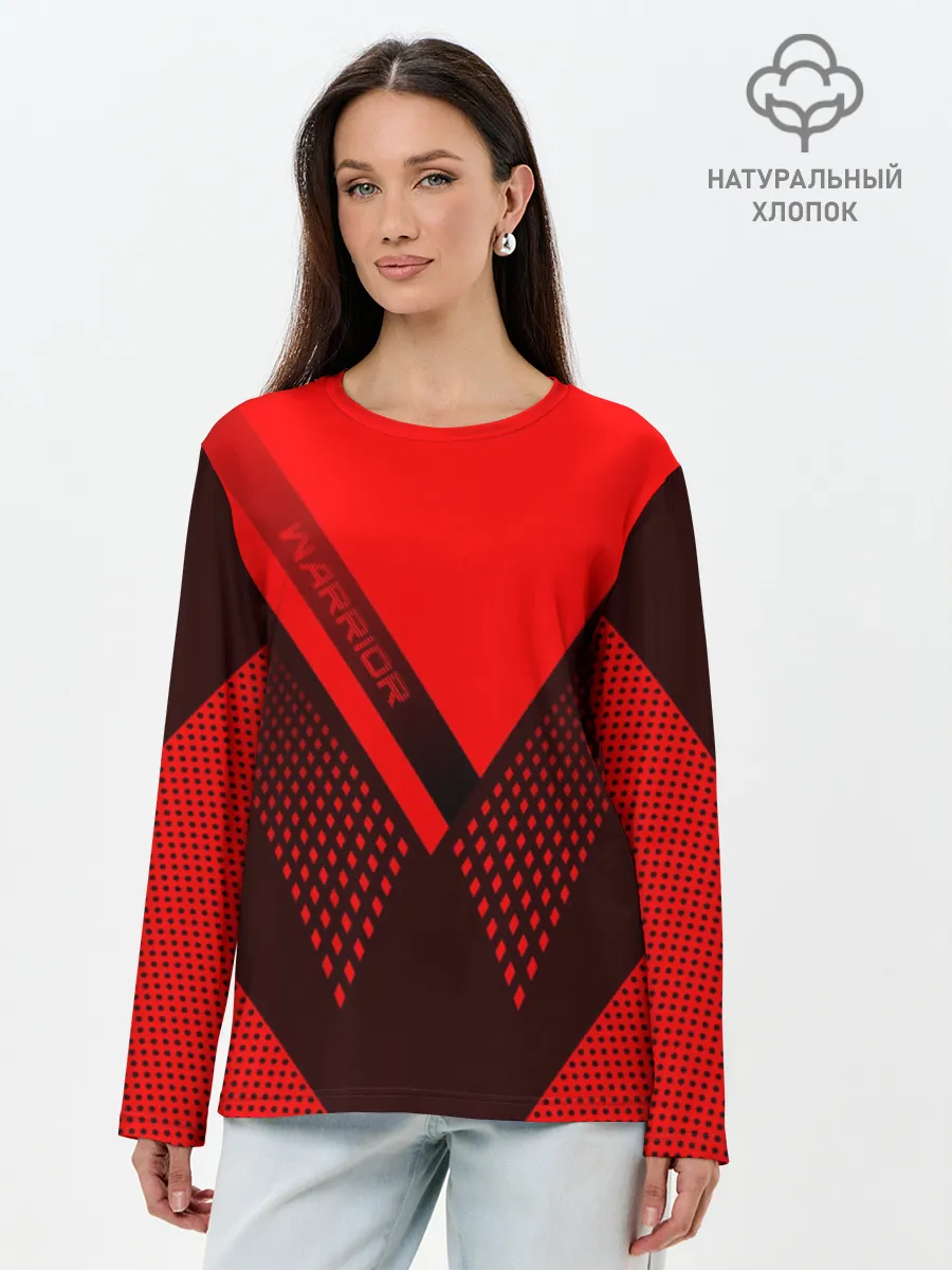 Лонгслив женский. Хлопок / Warrior