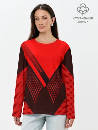 Лонгслив женский. Хлопок / Warrior