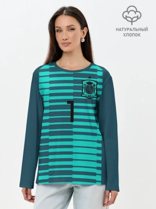 Лонгслив женский. Хлопок / De Gea WC 2018