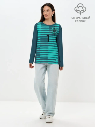 Лонгслив женский. Хлопок / De Gea WC 2018