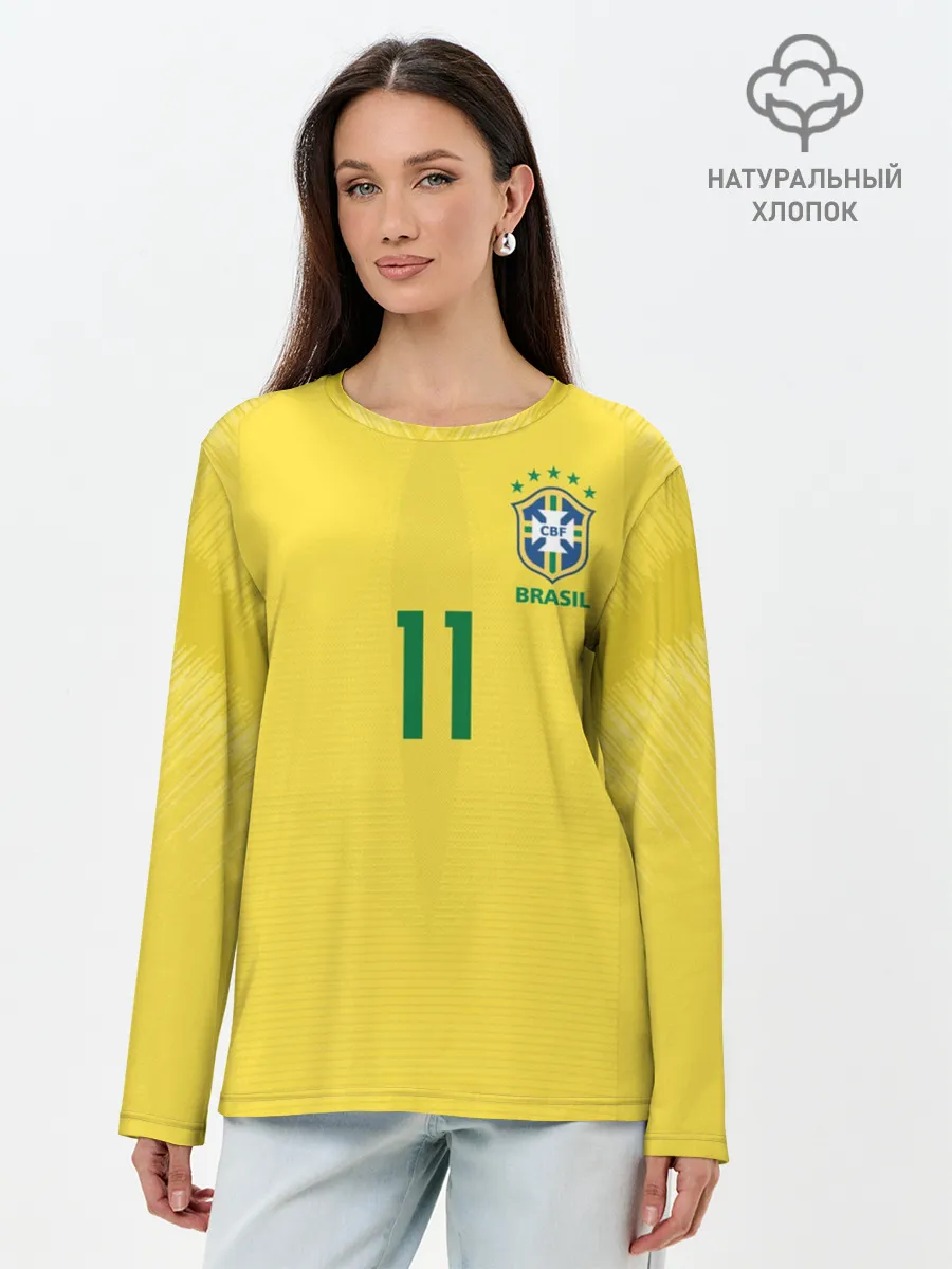 Лонгслив женский. Хлопок / Coutinho home WC 2018