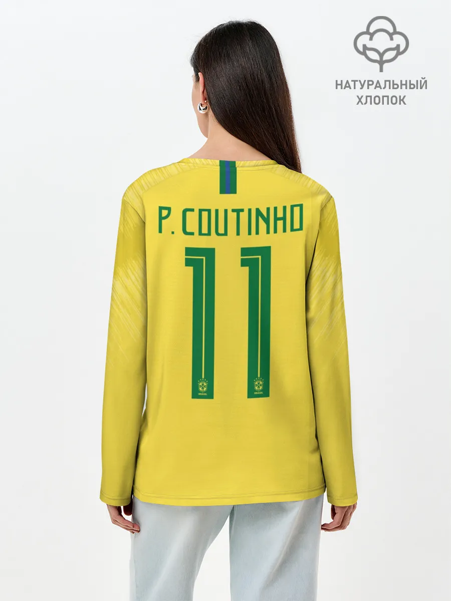 Лонгслив женский. Хлопок / Coutinho home WC 2018