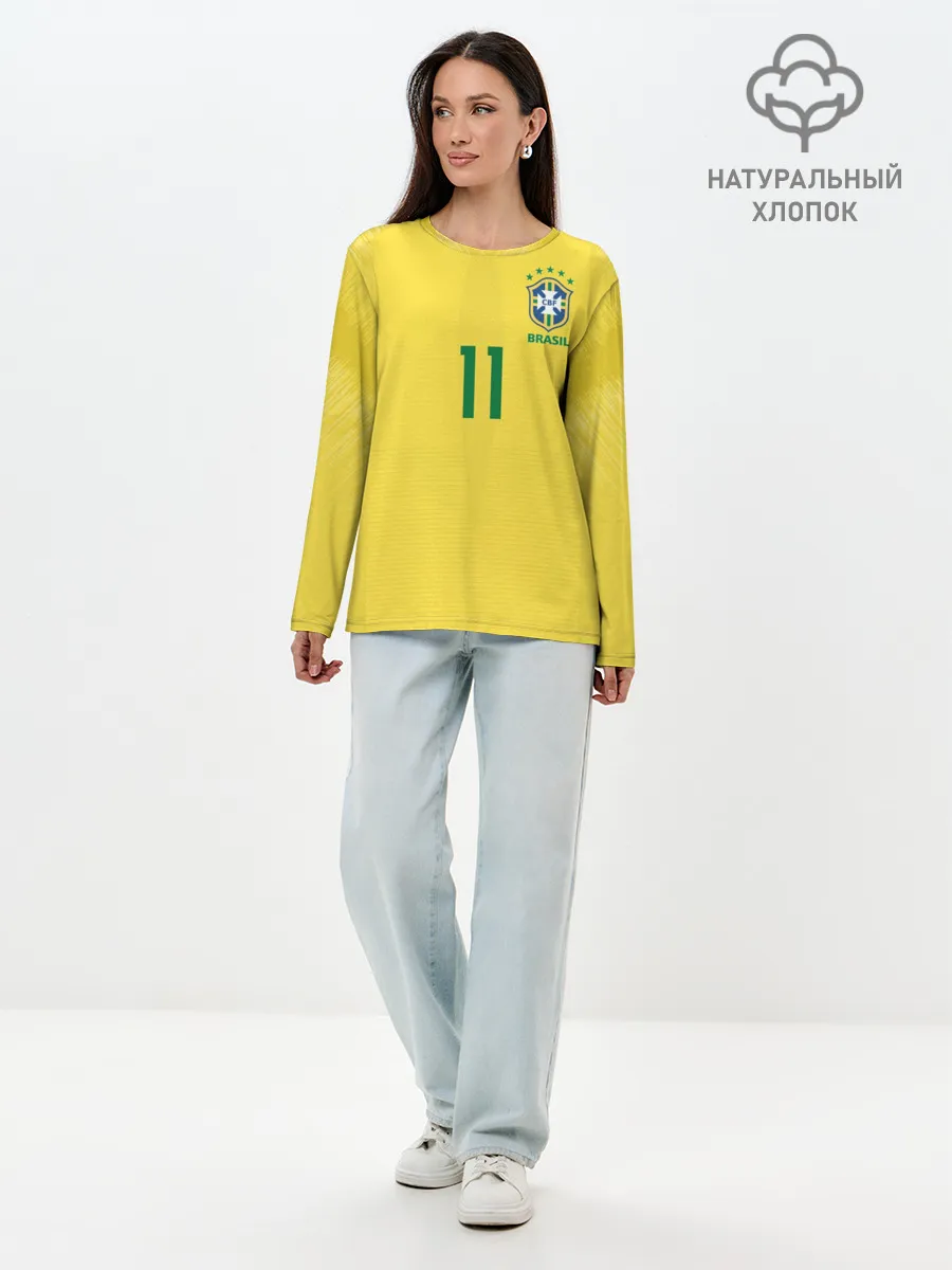 Лонгслив женский. Хлопок / Coutinho home WC 2018