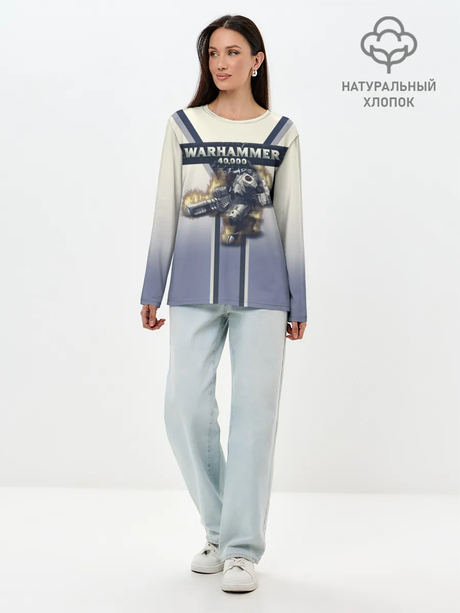 Лонгслив женский. Хлопок / Warhammer 40000: Tau Empire