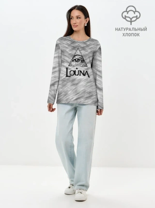 Лонгслив женский. Хлопок / Louna