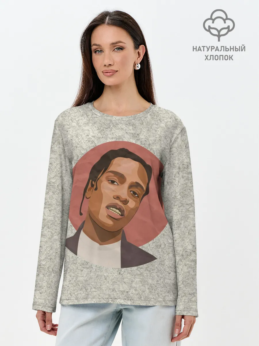 Лонгслив женский. Хлопок / ASAP