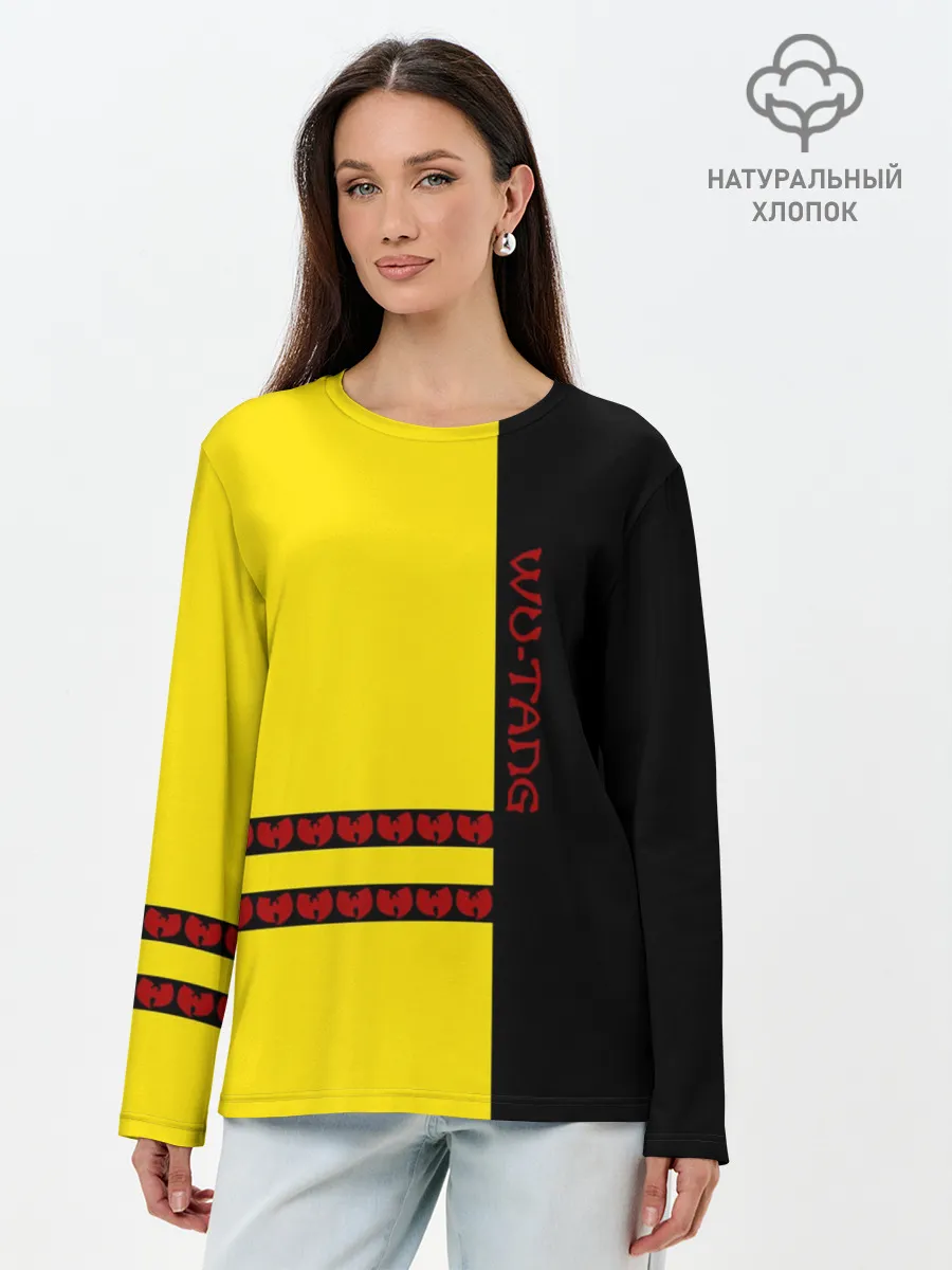 Лонгслив женский. Хлопок / Wu-Tang