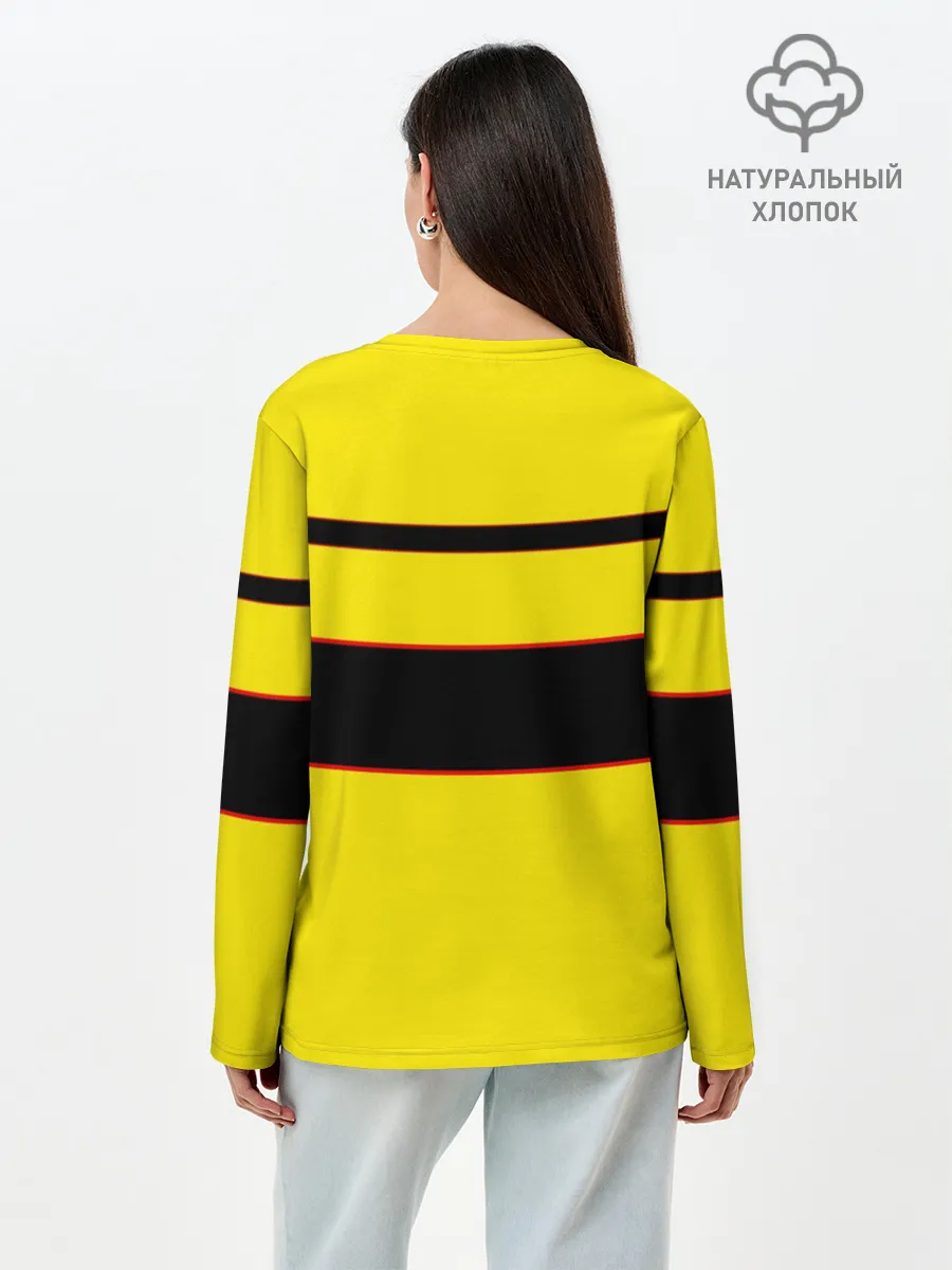 Лонгслив женский. Хлопок / Lamborghini