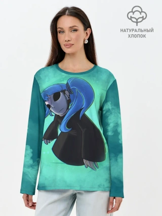 Лонгслив женский. Хлопок / Sally Face