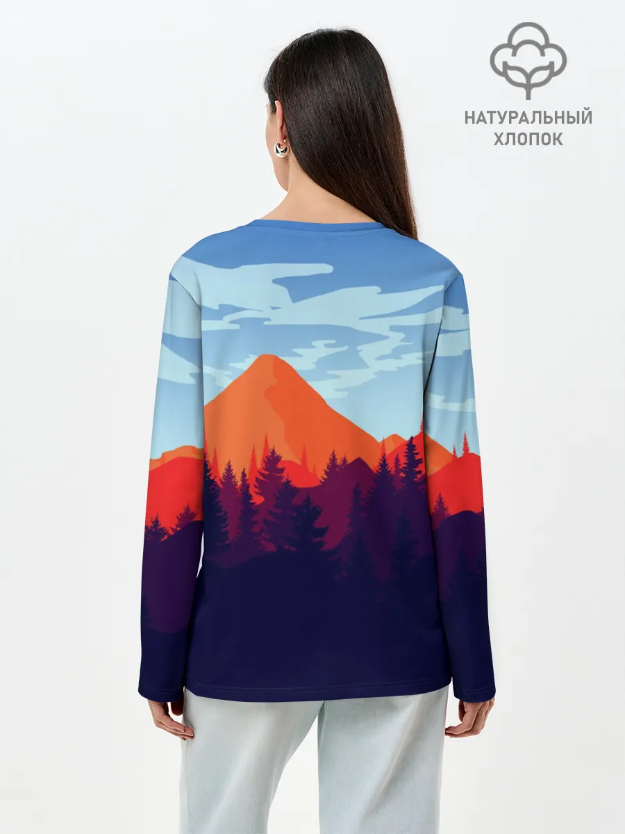 Лонгслив женский. Хлопок / Firewatch collection