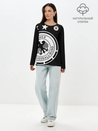 Лонгслив женский. Хлопок / Сборная Германии Exclusive