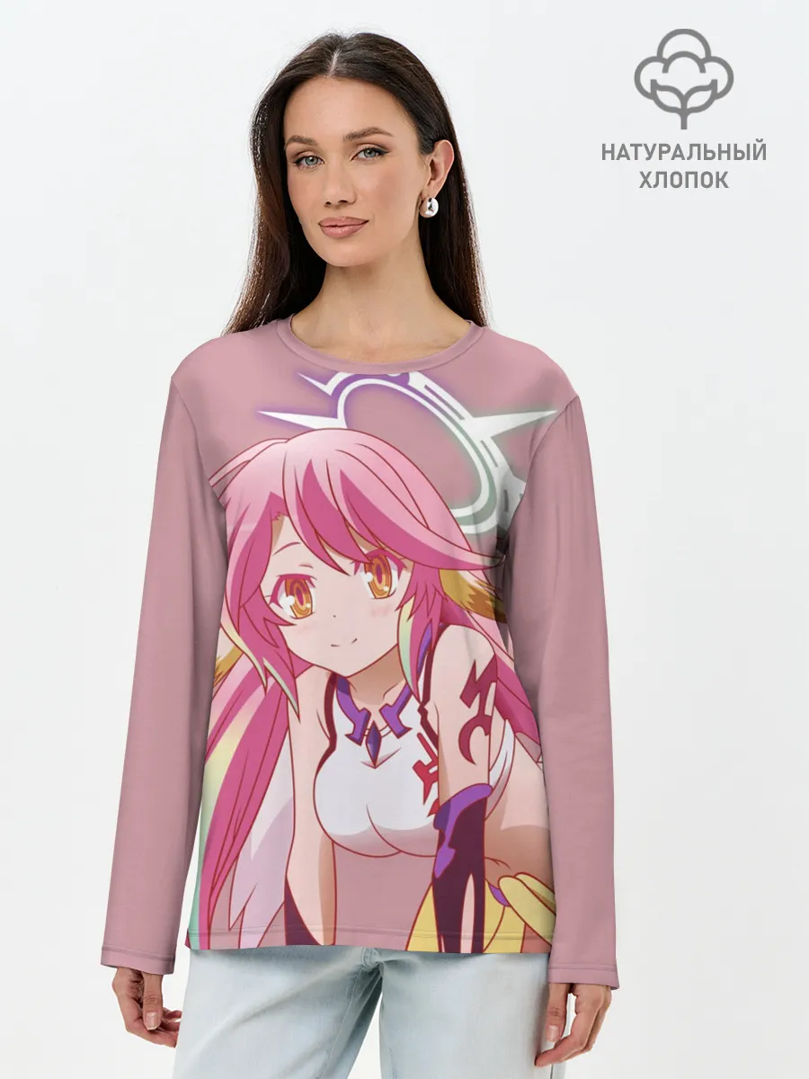 Лонгслив женский. Хлопок / Аниме про шахматы